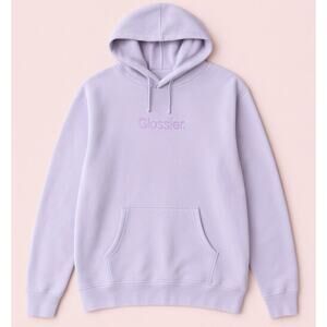 Glossier x Olivia Rodrigo Collab Hoodie Limited Edition Size M Lavender